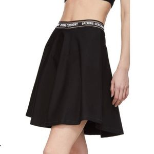 NWT Opening Ceremony Torch Flare Skirt - Black